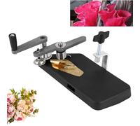 Flower Crimping Machine,Fine/Coarse Teeth Curling Machine,Crepe Paper Lace Machine,Curling Flowers Paper Machine,Wave Crimping Crepe Paper,Flower Packaging Tools for Florist Supplies (Fine Teeth)