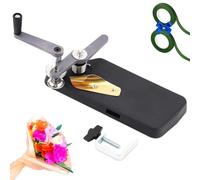 Flower Crimping Machine, Fine/Coarse Teeth Curling Machine, Wave Crimping Crepe Paper Lace Tools, Mainly Used for Florist Tools, Floral Creations (Fine Teeth)