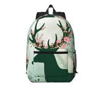 Flower Crown - Mochila de viaje ligera de 17 pulgadas con bolsillos | Resistente al agua y duradera. Se adapta a tabletas portátiles. Para el trabajo, viajes, deportes.