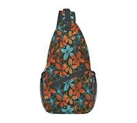 Flower Daisy Sling Bag Crossbody Chest Daypack Mochila Informal para Mujeres Hombres Viajes Senderismo Daypack