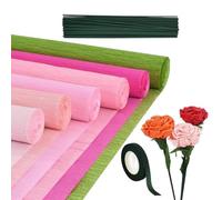 Flower Decoration Crepe Paper Rolls For Craft And Party Projects