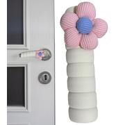 Flower Doorknob Protective Cover - 3in Anti-Static Winter Sheath for Safety and Decoration, Cute Cartoon Design with Soft Material, Protective Accessory for Room Home Office Bedroom Bathroom