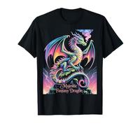 Flower Dragon Beautiful Fantasy Mythical Creature Camiseta