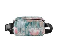 Flower Dreams moda Fanny cintura Pack para mujeres hombres impermeable con cinturón ajustable para viaje gimnasio trabajo cintura mujer, flor sueños, moderno, Sueños de flores, Moderno