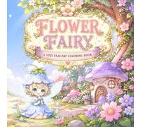 FLOWER FAIRY: A Cozy Fantasy Coloring Book with Adorable Fairies for Relaxation