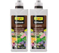 Flower Fertilizante Líquido Guano, 1 l (Paquete de 2)