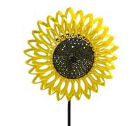 Flower Garden Wind Spinners Outdoor, Rotating Decorative Wind Spinner, Sunflower Windmil Spinners for Yard and Garden Lawn