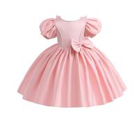 Flower Girl Dresses Sleeves Junior Bridesmaid Dress A Line First Dress Leotardo Para Niñas Manga Larga Con, Rosa claro., 7 años
