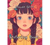 Flower Girls Coloring Book: Flower Girls Coloring Book