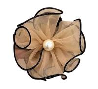 Flower Hair Claw - Strong Hold Pearl Acrylic Clip for Secure Styling - Non-Slip Barrettes for Women and Girls, Perfect for Fairy Ponytails and Hair Decoration Stylish Hair Barrettes for Women and Girl