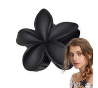 Flower Hair For Women - Large Matte Claw For Thick Hair, Non-Slip Flower Hairpin Accessory For Summer Beach Festival, Sturdy Floral Shark For Updo Styling