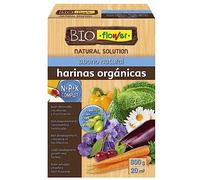 Flower - Harinas Orgánicas 800 gr | Abono Natural | Mejora Desarrollo, Crecimiento y Fructificación | Produce Más Pulpa, No aplica, 16x5.5x23.5 cm, Abono Sólido