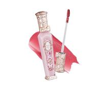 Flower Knows Violet Strawberry Rococo Glowy Lip Gloss, Hot Pink Shimmer | Fórmula hidratante con infusión de aceite, brillo esmaltado de aspecto más completo, vegano (G02 Rasberry Booze)