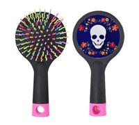 Flower l Illustrations - Cepillo para desenredar el cabello, base acolchada