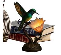 Flower Lamps For Bedroom - Vintage LED Bedside Lamp, Ambiance Lighting Hummingbird Lamp Desk Light | Lighting Table Decorfor Bedside Nightstand Bedroom Study Office Dorm Cafe Women Mom Birthday