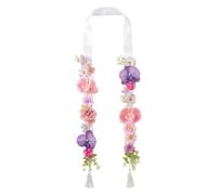 Flower Leis For Graduation - Hawaiian Garlands | Class of 2026 Hawaiians Lei For Kindergarten,Tropical Decorative Favours, Hawaiian Theme Pool Party Decorations Accessories Fors Adults Kids