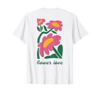 Flower Love X FLOWERCHILD Flower Child X Flores - Backprint Camiseta
