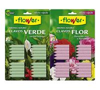 Flower M281985 - Abono clavos verdes 20 unidades + Abono Clavos Flor Blister 20 Unid. 1-10506