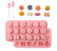 Flower Molds Silicone - Easy Release Fondant Chocolate Making Tool