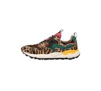 FLOWER MOUNTAIN Yamano 3M Suede Nylon Zapatillas de running, marrón, 36 EU
