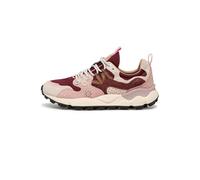 FLOWER MOUNTAIN Zapatillas Deportivas de Ante y Tejido técnico, Rosa Claro 37