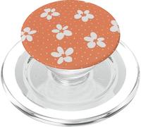 Flower My World Burnt Orange Flower PopSockets PopGrip para MagSafe