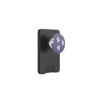 Flower My World Purple Mauve PopSockets PopWallet para MagSafe