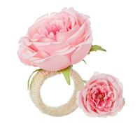 Flower Napkin Rings, Floral Serviette Buckles, Elegant Table Decoration Accessories for Romantic Dinners, Weddings, Holidays, Spring Banquets, Tea Parties, Candlelight Meals