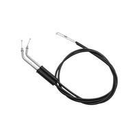 Flower of Flowers - Store Weaving Steel Wires Throttle Cable Case Compatible With Harley Davidson Sportster XL1200 883 Dyna Road King Electra Glide(Black 110cm)