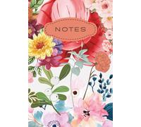 Flower Pattern Notebook: Simple Notebook with Easy to Write Guided Lines, Floral design, for Personal Admin, Planning and More | 6x9 inches, 120 Pages ... ... Gifts for Holidays, Vacations, Seminars