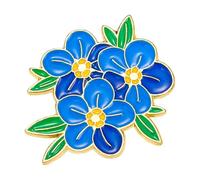 Flower Pins, Enamel Hat Brooch, Decorative Portable Jewelry, Elegant Corsage Accessory for Dresses, Backpacks, Suits, Jackets, Scarves, Daily Wear, Party Styling Use 1.1x1.18in