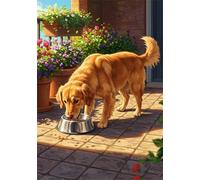Flower Pot 700 Piece Jigsaw Puzzles for Adults, Colourful, Challenging & Brainteasing Adult Puzzles 700 Pieces Dog, Fun jigsaws for The Whole Family 20x15 Inch