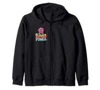 Flower Power con flor de paz 1 - Fan Fun Sudadera con Capucha