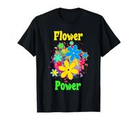 Flower Power Cute Groovy Chick Fiesta de los años 70 y 60 Camiseta