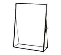 Flower Press Frame, Simple Metal Tabletop Floating Picture Frame 4x6 Inch, Decorative Display Holder For Home Office Table Keepsake Display Dried Flowers Clovers Small Artwork Photos And Crafts Use