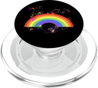 Flower Rainbow Large Arty Rainbow June Pride Months Desfile PopSockets PopGrip para MagSafe