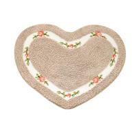 Flower Rug - Absorbent Floor Mat, Heart Floor Mat, Absorbent Floorr Mats, Absorbents Love Plush Mats, Love Shape Matt | Matt For Bathroom, Dormitory, Porch, Apartment, Bedroom, Entryway, Daily Use