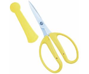 Flower Scissors yellow CRI-360SFY by CHIKAMASA
