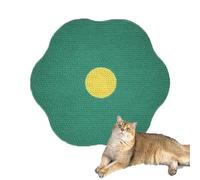 Flower Scratching Pad For Cats - Cat Wall Scratcher Flower, Rascadores para Gatos, Cat Scratcher Wall Mounted Scratch Pad, Cat Scratcher Mat, Cardboard Cat Scratcher, Scratch Pad For Cats (Green)
