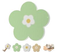 Flower Scratching Pad for Cats on Wall, 2025 Upgrade Self-Adhesive Cat Scratching Mats, Furniture Protector, for Grinding Claws (Green)