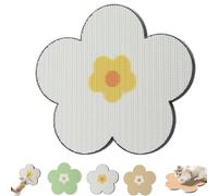 Flower Scratching Pad for Cats on Wall, 2025 Upgrade Self-Adhesive Cat Scratching Mats, Furniture Protector, for Grinding Claws (White)