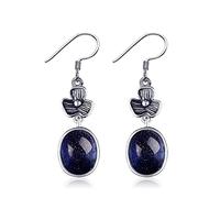 Flower Shape 8x10mm Oval Natural Drop For Women Earrings Jewelry Gifts