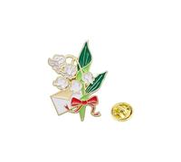 Flower Shaped Brooch Creative Cartoon Plants Flowers Metal Badge Pin Garden Style Greenery Sunflower Clothing Bag Accessories Brooch Jewelry(Color 1)