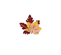 Flower Shaped Brooch Crystal Zircon Maple Leaf Brooch For Women Shiny Rhinestone Tulip Flower Brooches Pin Banquet(Color 10)