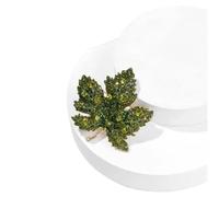 Flower Shaped Brooch Crystal Zircon Maple Leaf Brooch For Women Shiny Rhinestone Tulip Flower Brooches Pin Banquet(Color 6)