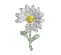 Flower Shaped Brooch Elegant Daisy Brooch, Unisex Accessories, Suit And Dress, Can Be Worn All Year Round, Perfect Jewelry