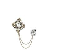 Flower Shaped Brooch Exquisite Women's Set Brooch Sweater Pins And Accessories Elegant Brooches(Color-04)