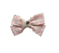 Flower Shaped Brooch Fabric Bow Brooch Cloth Art Camellia Flower College Style Shirt Collar Pins Jewelry Badge Accessories(Color 8)