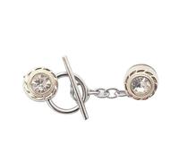 Flower Shaped Brooch Flower Shape Anti-light Brooch Fixed Clothes Close Neckline Decorative Butterfly Jean Fit Tighten Buckles(Color-10)