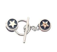 Flower Shaped Brooch Flower Shape Anti-light Brooch Fixed Clothes Close Neckline Decorative Butterfly Jean Fit Tighten Buckles(Color-02)